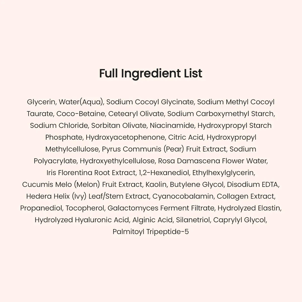 Collagen Mask to Foam Cleanser